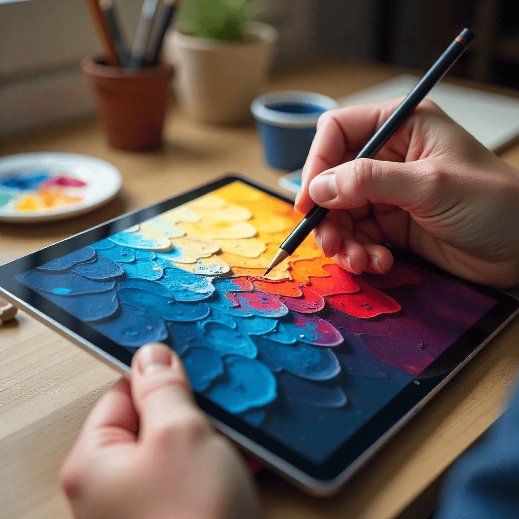 Wickstaroma painting techniques