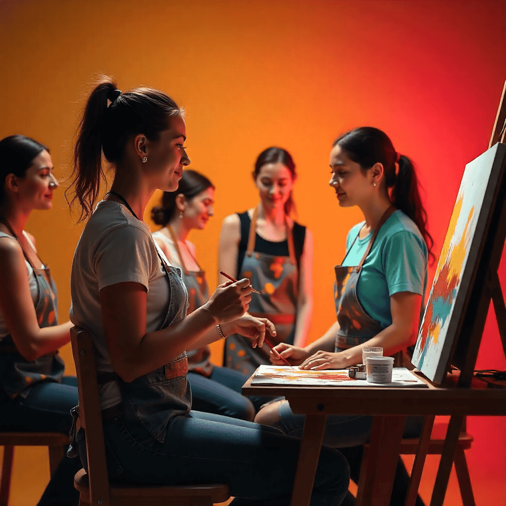 Wickstaroma painting studio